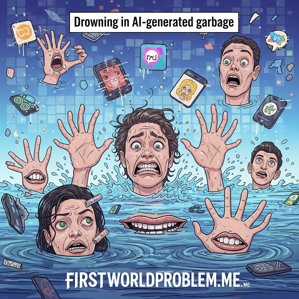 Drowning in AI-generated garbage